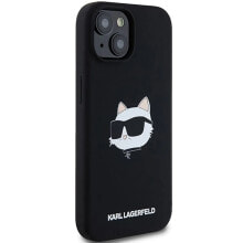 KARL LAGERFELD Klhmp15Sschpplk iPhone 151413 6.1 Silicone Choupette Head phone case