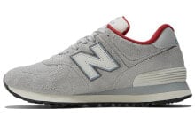 New Balance NB 574 耐磨防滑减震 低帮 跑步鞋 女款 灰红 / Кроссовки New Balance NB 574 WL574BU2