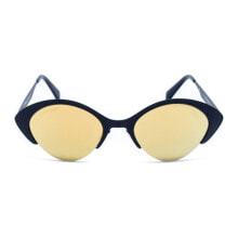 Женские солнцезащитные очки женские солнцезащитные очки кошачий глаз черные зеркальные Italia Independent 0505-CRK-009 (51 mm)
