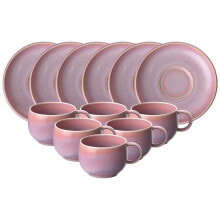 Espresso-Set Perlemor Coral 12-teilig