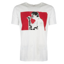 Мужские футболки Мужская футболка повседневная белая с принтом Pepe Jeans T-shirt Gillian