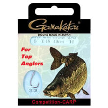 GAMAKATSU Booklet Carp 3310B Tied Hook 0.200 mm