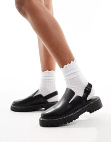 Купить обувь Truffle Collection: Truffle Collection sling back clogs in black