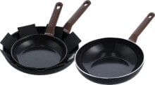 BK Simply Ceramic Ceramic Frying Pan Set 24cm + 28cm + Wok 28cm