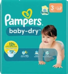 Детские подгузники и средства гигиены Pampers купить от $25