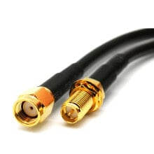 EUROCONNEX 0710-5 R/P SMA Male To Female Connector 5 m