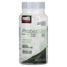Пребиотики и пробиотики force Factor, ProbioSlim with Next-Gen Slimvance, 60 Vegetable Capsules
