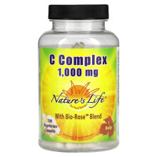 Nature's Life, C Complex, 1000 мг, 100 вегетарианских капсул