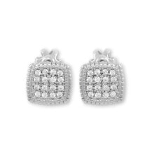 Ювелирные серьги Square earrings made of white gold 745 239 001 01047 0700000