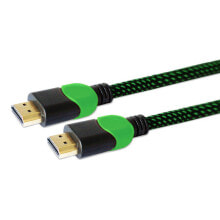 Компьютерные разъемы и переходники Savio GCL-03 HDMI кабель 1,8 m HDMI Тип A (Стандарт) Черный, Зеленый