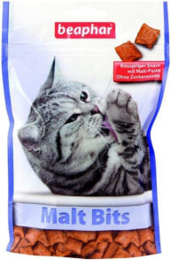 Лакомства для кошек beaphar Malt Bits - a treat with vitamins for cats - 150g