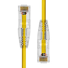 Кабели и разъемы для аудио- и видеотехники proXtend S-6UTP-002Y сетевой кабель Желтый Cat6 U/UTP (UTP)