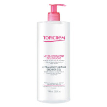Шампуни для волос Topicrem Ultra-Hydrating Shower Gel Мягкий гель для душа для сухой и чувствительной кожи  1000 мл