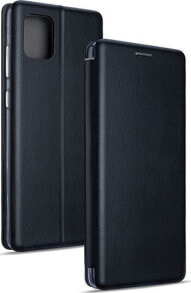 чехол книжка кожаный черный Samsung Note 10 Lite N770 /A81