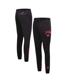 Купить мужские брюки Pro Standard: Брюки мужские Pro Standard Black Arkansas Razorbacks Classic DK Jogger Pants