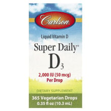 Super Daily® D3, 25 mcg (1,000 IU), 0.35 fl oz (10.3 ml)