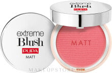 Mattes Gesichtsrouge mit satinartigem Finish - Pupa Extreme Blush Matt