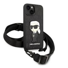 KARL LAGERFELD Klhcp14Sstkmk iPhone 14.15.13 6.1 Monogram Ikonik Patch phone case