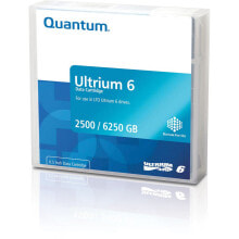 Диски и кассеты Quantum MR-L6WQN-04 чистые картриджи данных LTO 2500 GB 1,27 cm