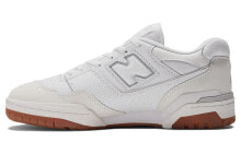 New Balance NB 550 防滑耐磨 低帮 复古篮球鞋 男女同款 白色 / Кроссовки New Balance NB 550 BB550WGU