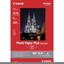 Canon PIXMA Photo Paper Plus SG-201 A6 Photo Paper - 260 g/m² - 100x150 mm - 5 sheet купить в интернет-магазине