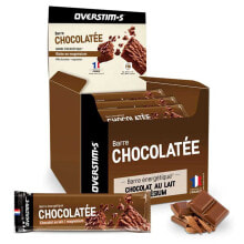 OVERSTIMS Magnesium 50g Milk Chocolate Energy Bars Box 28 Units