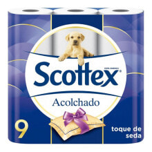 Туалетная бумага и бумажные полотенца scottex Acolchado Туалетная  бумага  3 слоя  9 шт