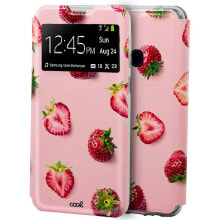 COOL Samsung M315 Galaxy M31 Strawberry Drawings flip phone case