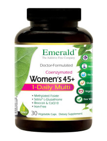 Витаминно-минеральные комплексы Emerald Labs Women's 45+ Витаминно-минеральный комплекс для женщин от 45 лет 30 веганских капсул