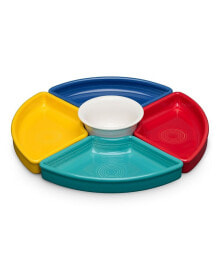 Fiesta 5 Pc. Vibrant Mixed Colors Entertaining Set