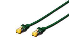 Кабели и разъемы для аудио- и видеотехники digitus DK-1644-A-100/G сетевой кабель 10 m Cat6a S/FTP (S-STP) Зеленый