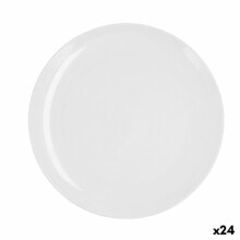 Плоская тарелка Quid Select Basic Белый Пластик 25 cm (24 штук)
