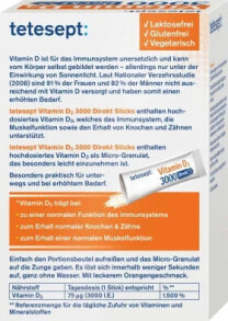 Vitamin D 3000 I.E. Direkt-Sticks 20 St, 36 g