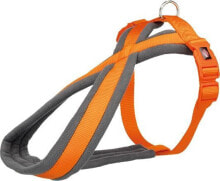 Trixie Premium touring harness, papaya color. M: 45–70 cm / 25 mm