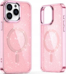 Hurtel Etui Glitter Case MagSafe na iPhone 16 Pro Max - różowe z brokatem