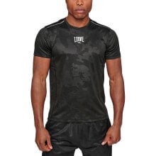 Мужские спортивные футболки Мужская спортивная футболка черная с надписью LEONE1947 Camoblack Short Sleeve T-Shirt
