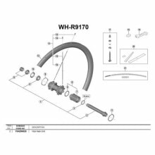 SHIMANO Dura Ace WH-R9170 Rear