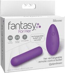 Vibrator mit Funkfernbedienung lila - Pipedream Fantasy For Her Rechargeable Remote Control Bullet