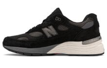 New Balance NB 992 低帮 跑步鞋 男女同款 黑色 D宽 / Кроссовки New Balance NB 992 D M992BL