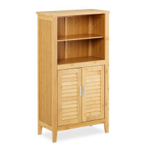 Badezimmerschrank LAMELL Bambus