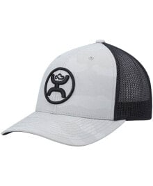 Купить мужские головные уборы HOOey: Men's Gray O-Classic Trucker Snapback Hat