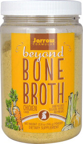Коллаген Jarrow Formulas Beyond Bone Broth Порошковая смесь для напитков со вкусом курицы с пептидами коллагена и минералами
