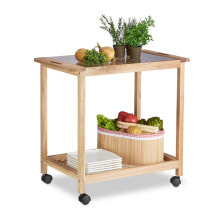 Serving tables and carts
