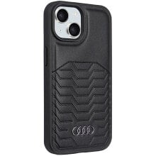 AUDI Synthetic Leather iPhone 15 Plus14 Plus 6.7 Autpupcmip15Mgtd3Bk phone case