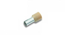 18 1020 - Pin terminal - Copper - Straight - Ivory - Tin-plated copper - Polypropylene (PP)