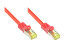 Кабели и разъемы для аудио- и видеотехники Alcasa 40m Cat7 RJ-45 сетевой кабель S/FTP (S-STP) Красный 8070R-400R