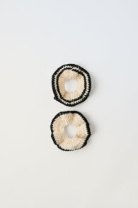 2-pack of crochet hair ties