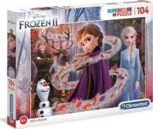 Clementoni Clementoni Puzzle 104el z brokatem Frozen 2 20162