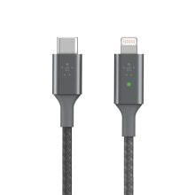 Belkin Smart LED USB-C to Lightning Серый CAA006BT04GR