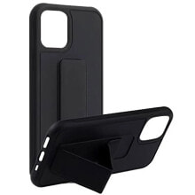 MC IPhone 12/12 Pro silicone with stand phone case